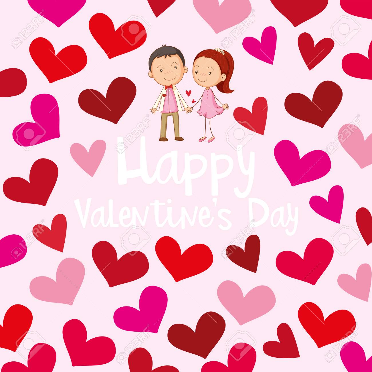 valentines card template