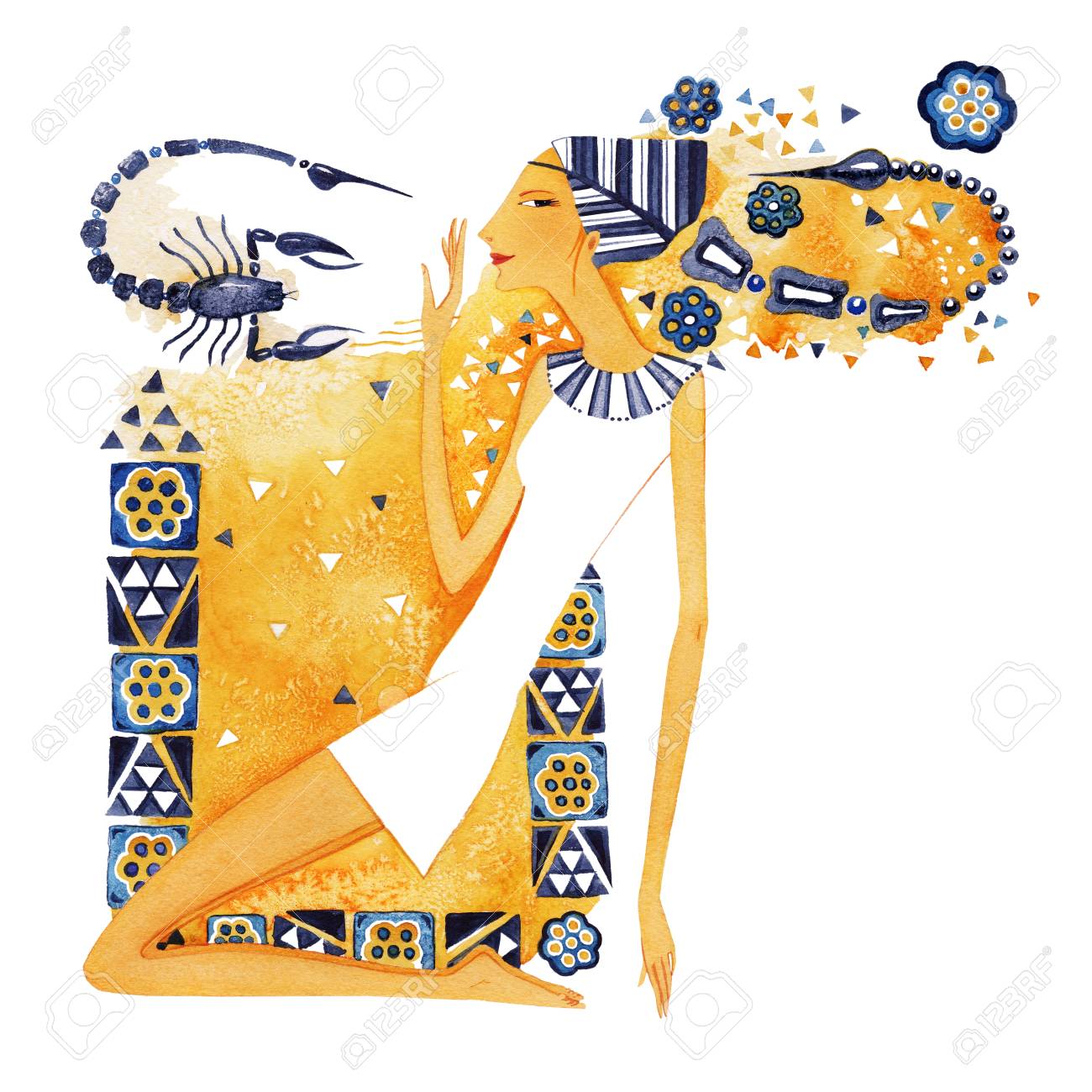 Jeune Scorpion Un Dans Un Du Avec Sable Scorpion Signe Pieds Une De Symbole Robe Désert Du Nus Dans Zodiaque Le Fond D'un Comme Aux Femme Blanche 1TJucF3lK