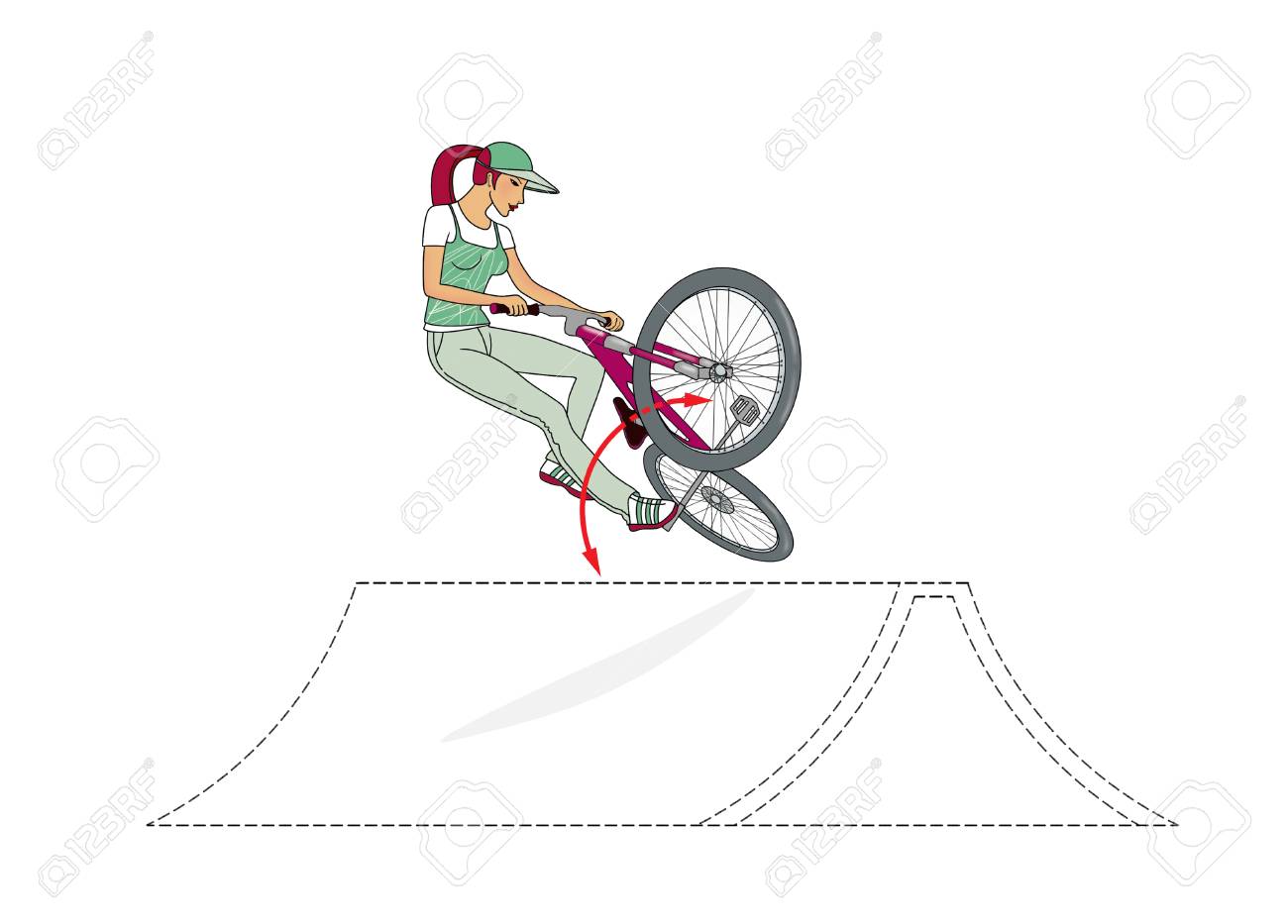 bicycle ramp jump