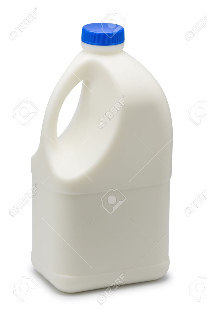 gallon of milk isolated on white background stock photo picture and