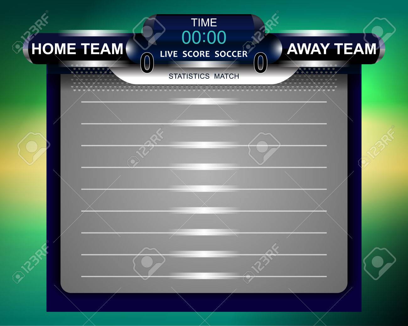 scoreboard template