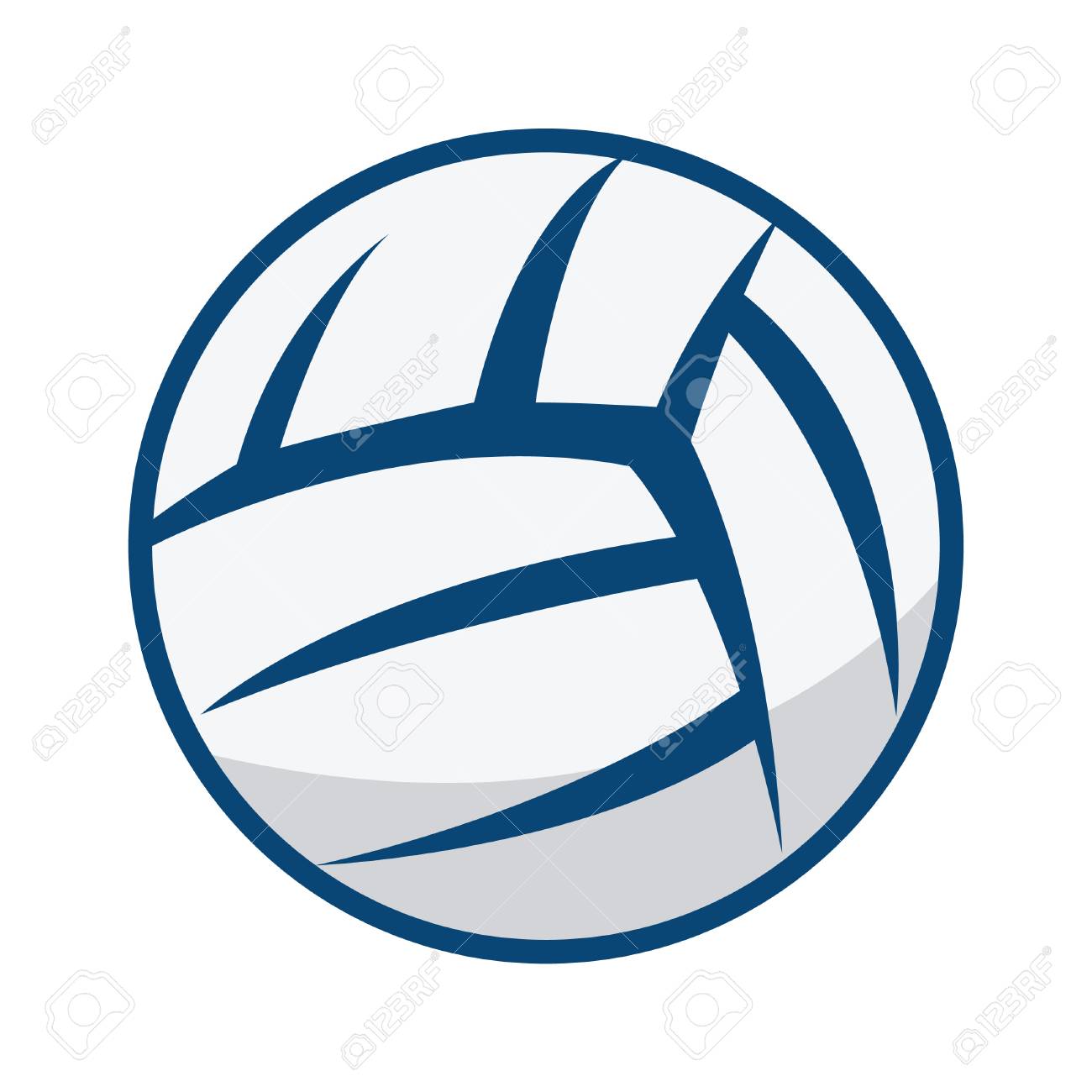Volleyball Vector Logo Design Royalty Free Cliparts Vectors And Stock Illustration Image 92412994