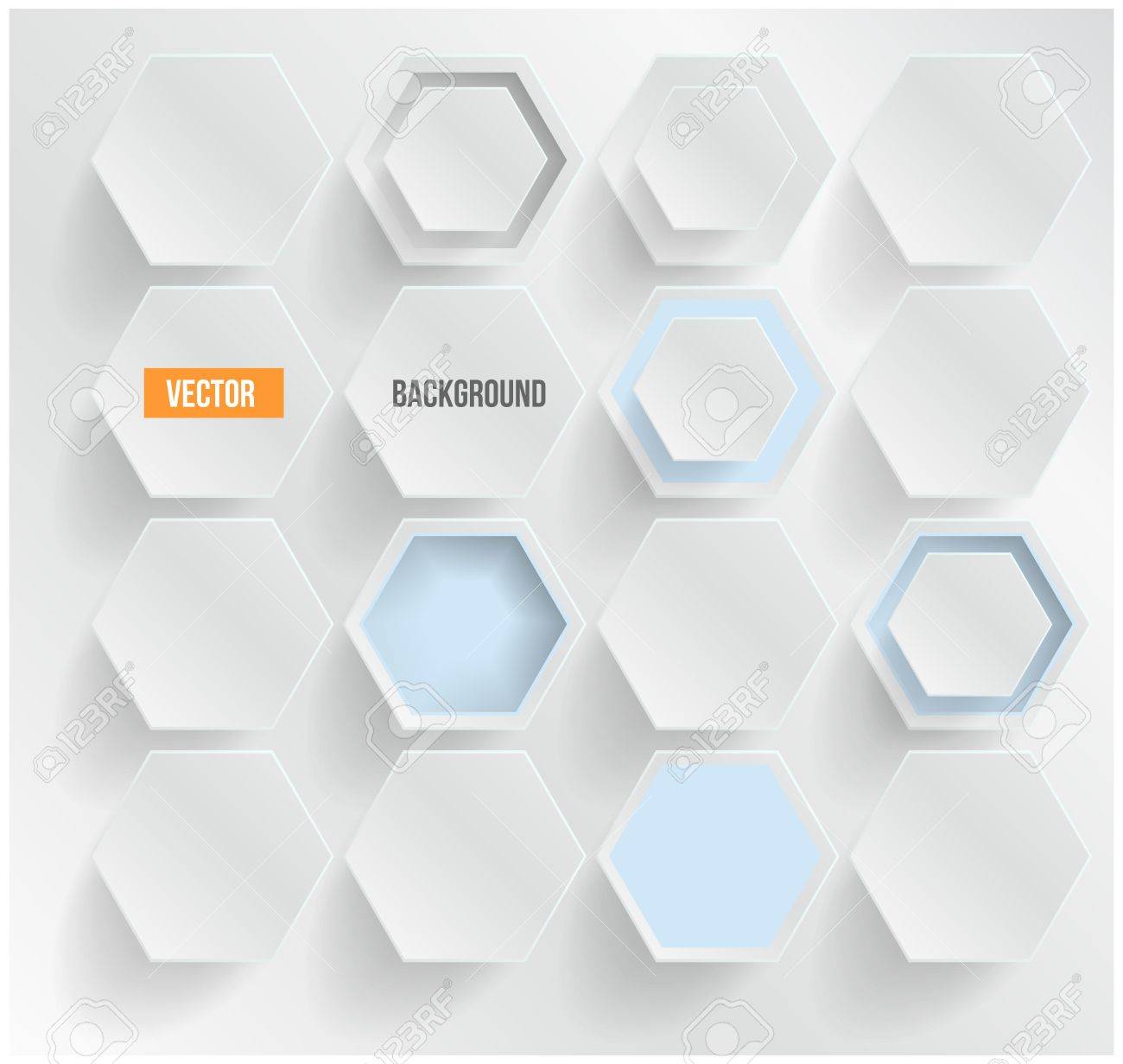 抽象的な背景の六角形の Web とデザイン のイラスト素材 ベクタ Image