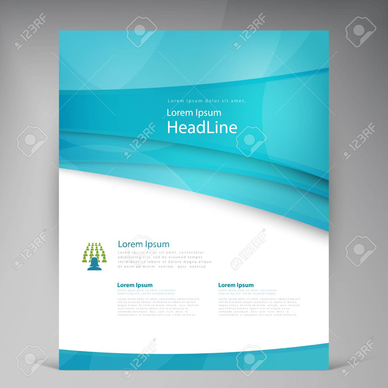 vector beautiful flyer template flyers design business brochure beautiful flyers
