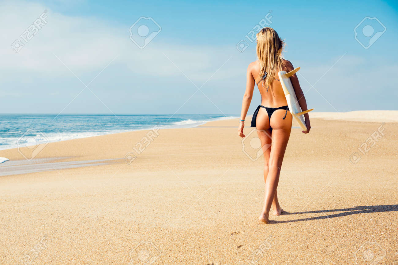 girl walking beach