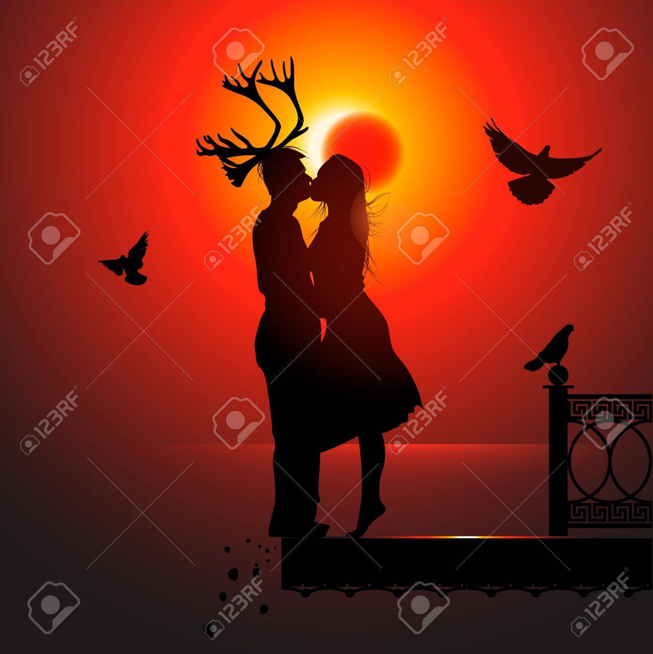 Cuckold Men Royalty Free SVG, Cliparts image