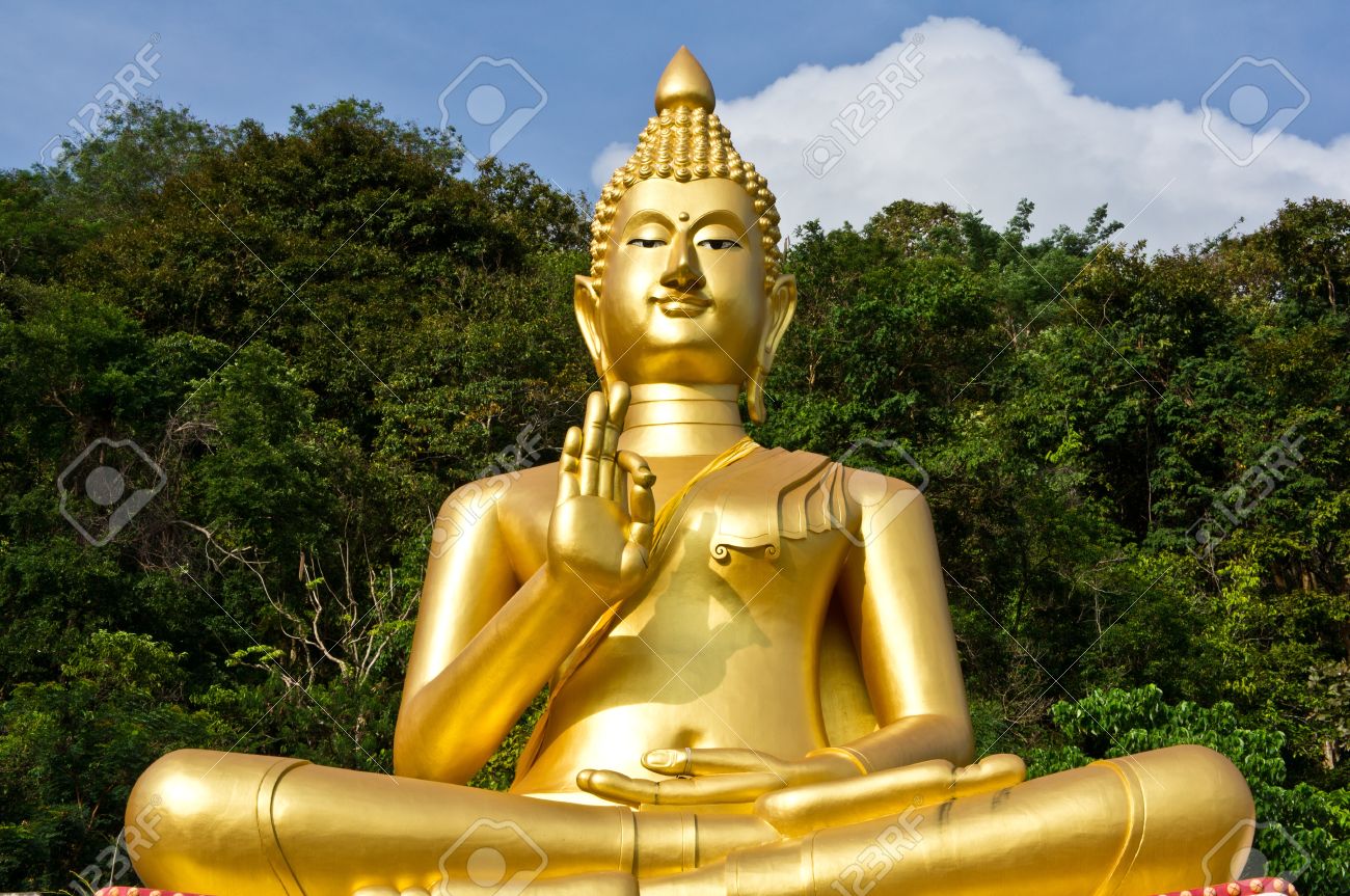 Big Golden Buddha In Phuket Thailand Stock Photo Picture And Royalty Free Image Image