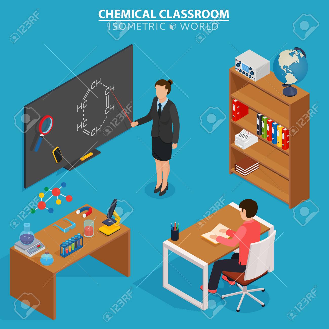 化学教室 教育委員会の教師と教室の生徒との学校教育アイソメトリックデザインコンセプト のイラスト素材 ベクタ Image 化学教室 教育委員会の教師と教室の生徒との学校教育アイソメトリックデザインコンセプト のイラスト素材 ベクタ Image