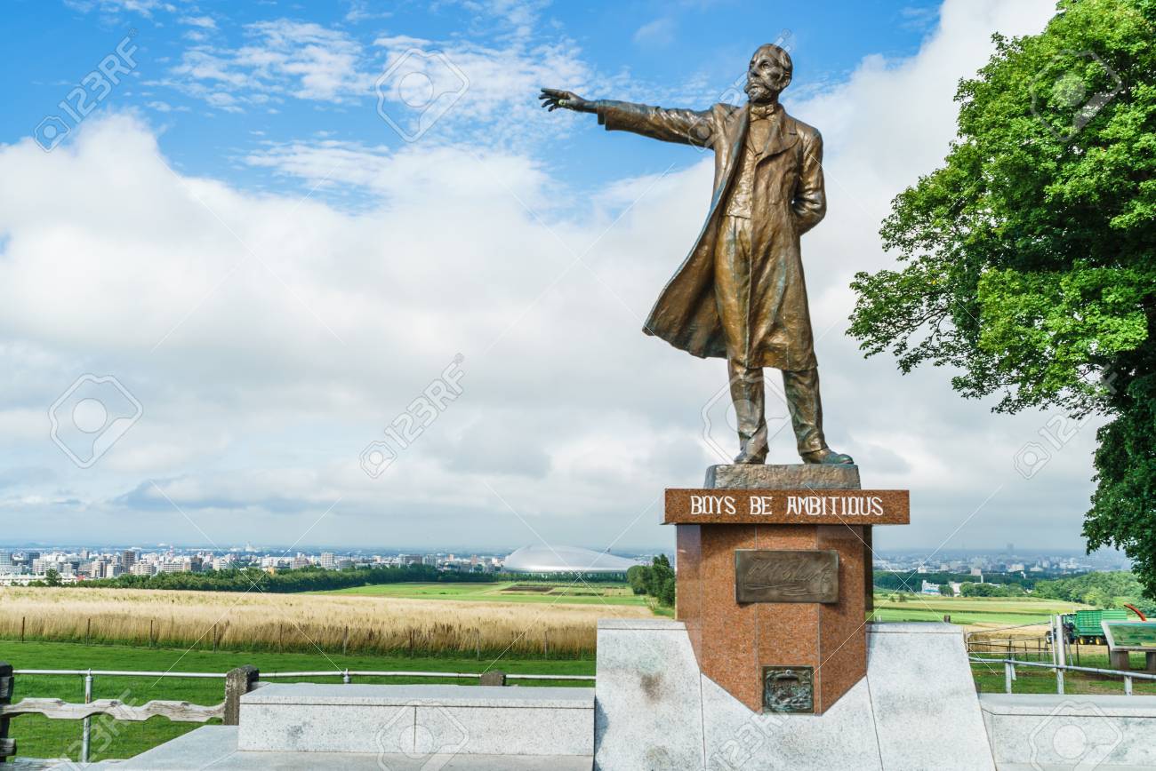 札幌で教授ウィリアム ・ スミス ・ クラーク像の写真素材・画像素材 Image 78636980