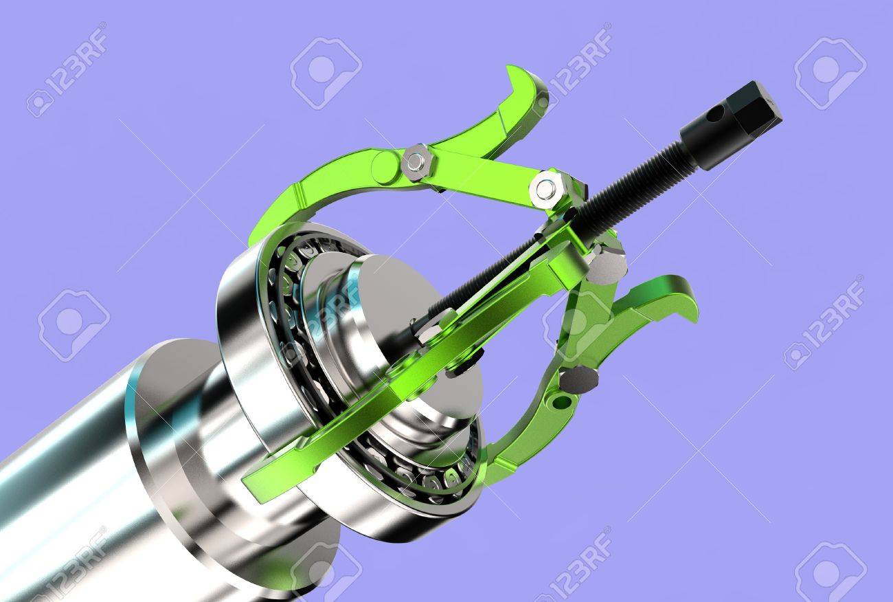 fishing reel bearing puller