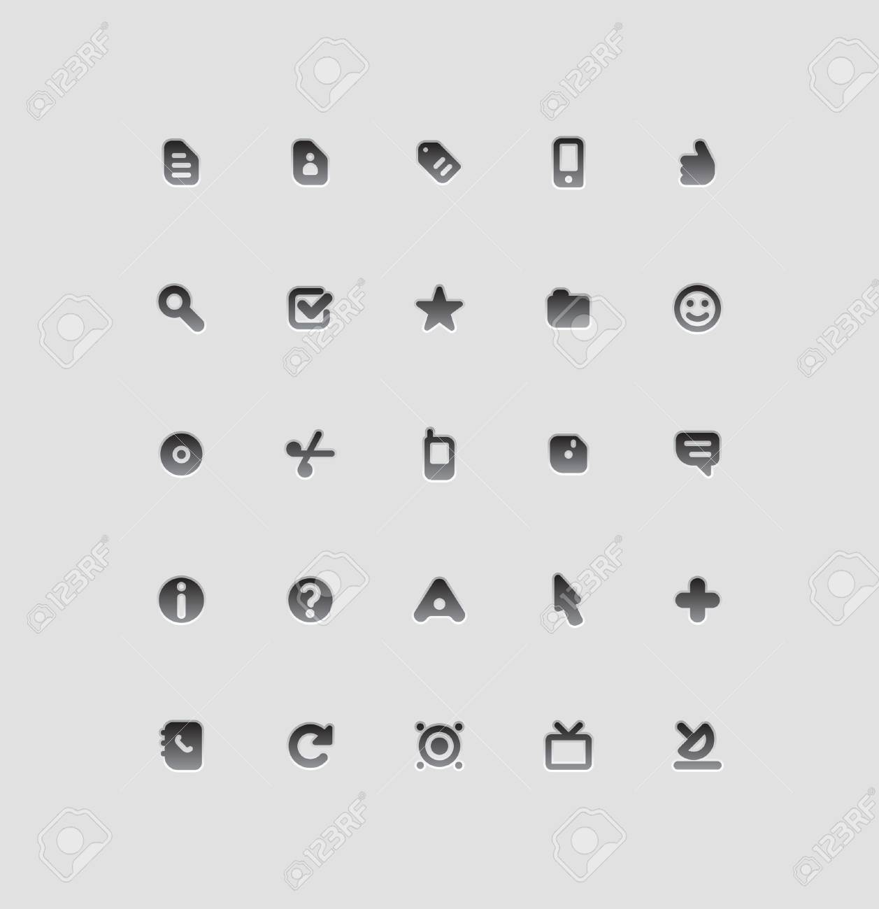 コンピュータ プログラムや Web デザインのためのアイコンのインターフェイスです ベクトル イラスト のイラスト素材 ベクタ Image コンピュータ プログラムや Web デザインのためのアイコンのインターフェイスです ベクトル イラスト のイラスト素材 ベクタ Image