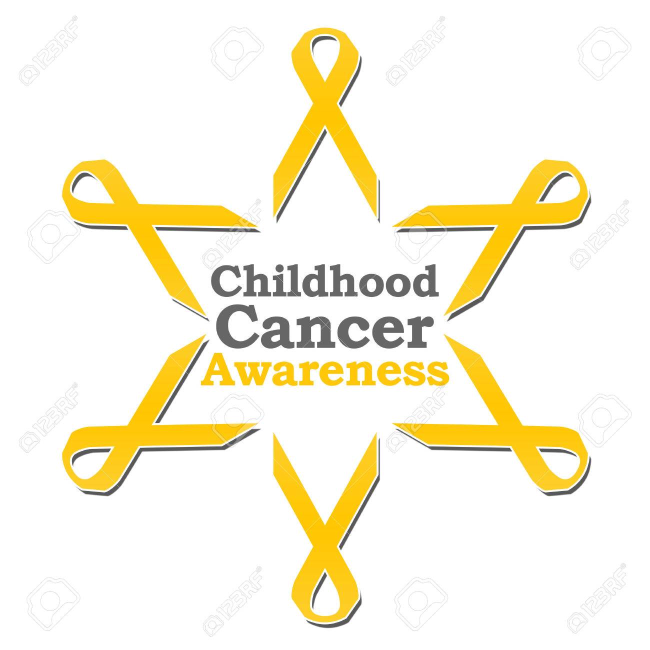 childhood cancer awareness ribbon