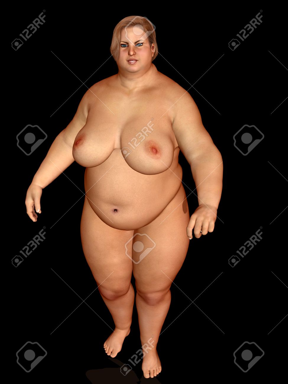 Female nude picture pussy Naked fat woman