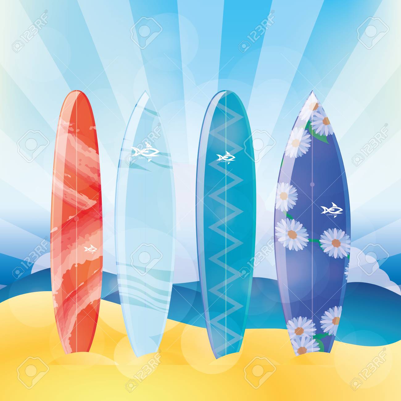 サーフボードのセットです！