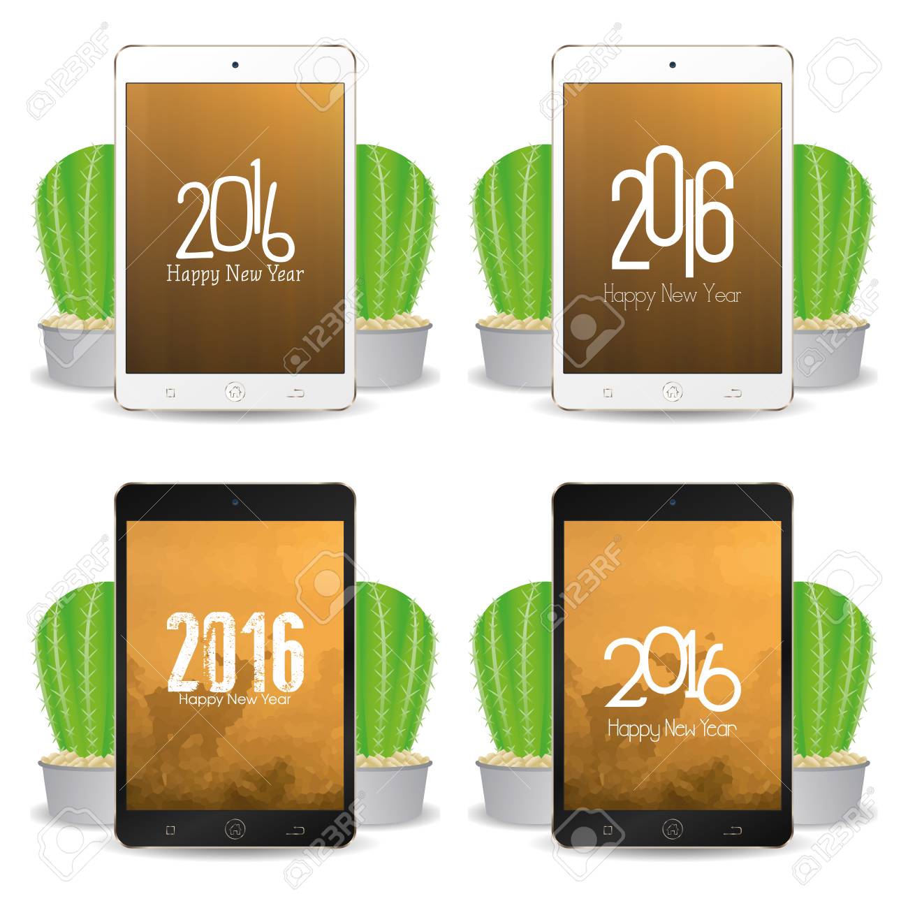 set of cellphones with