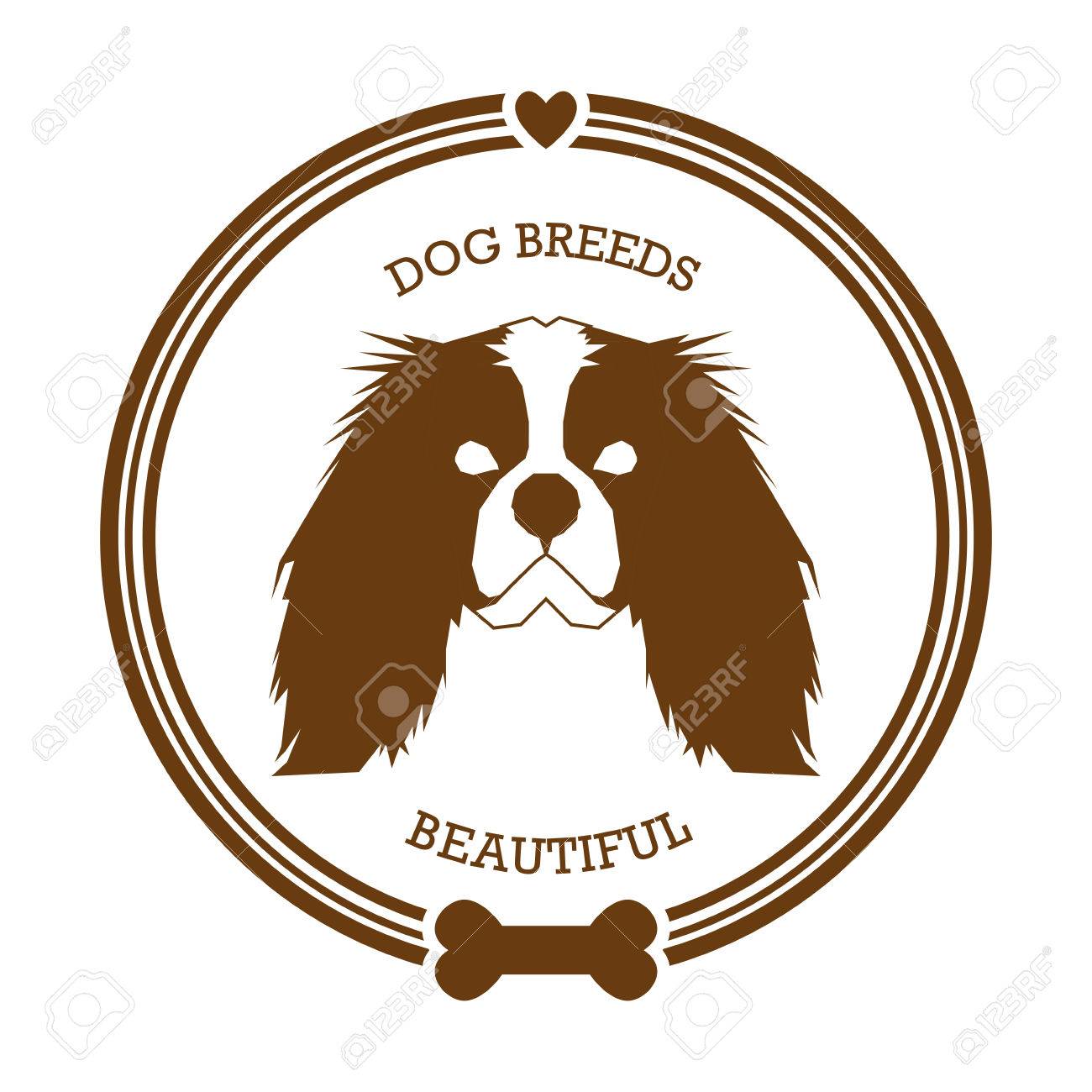 シルエット白地にキャバリア キング チャールズ スパニエルのステッカーを分離 のイラスト素材 ベクタ Image シルエット白地にキャバリア キング チャールズ スパニエルのステッカーを分離 のイラスト素材 ベクタ Image