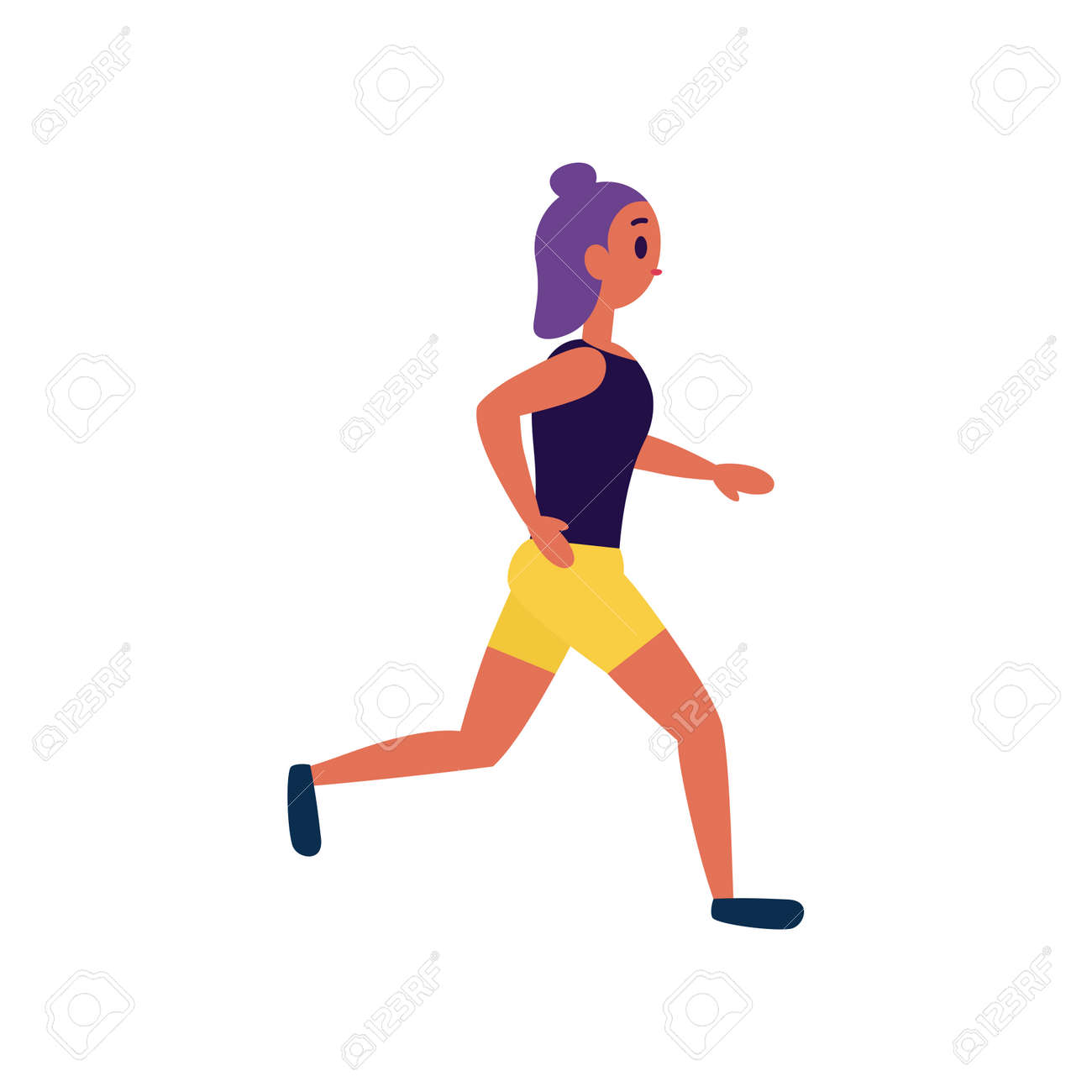 Isolated Woman Walking Exercise Yoga Health Life Icon- Vector Royalty Free  SVG, Cliparts, Vectors, and Stock Illustration. Image 155976948., image size:1300x1300