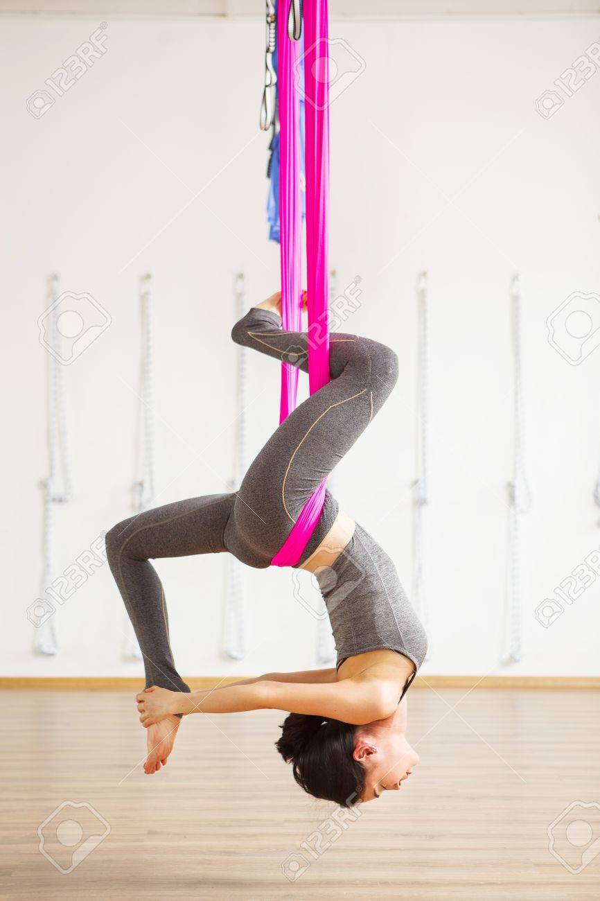 Pigeon Pose Aerial Yoga Pigeon Pose Aerial Yoga