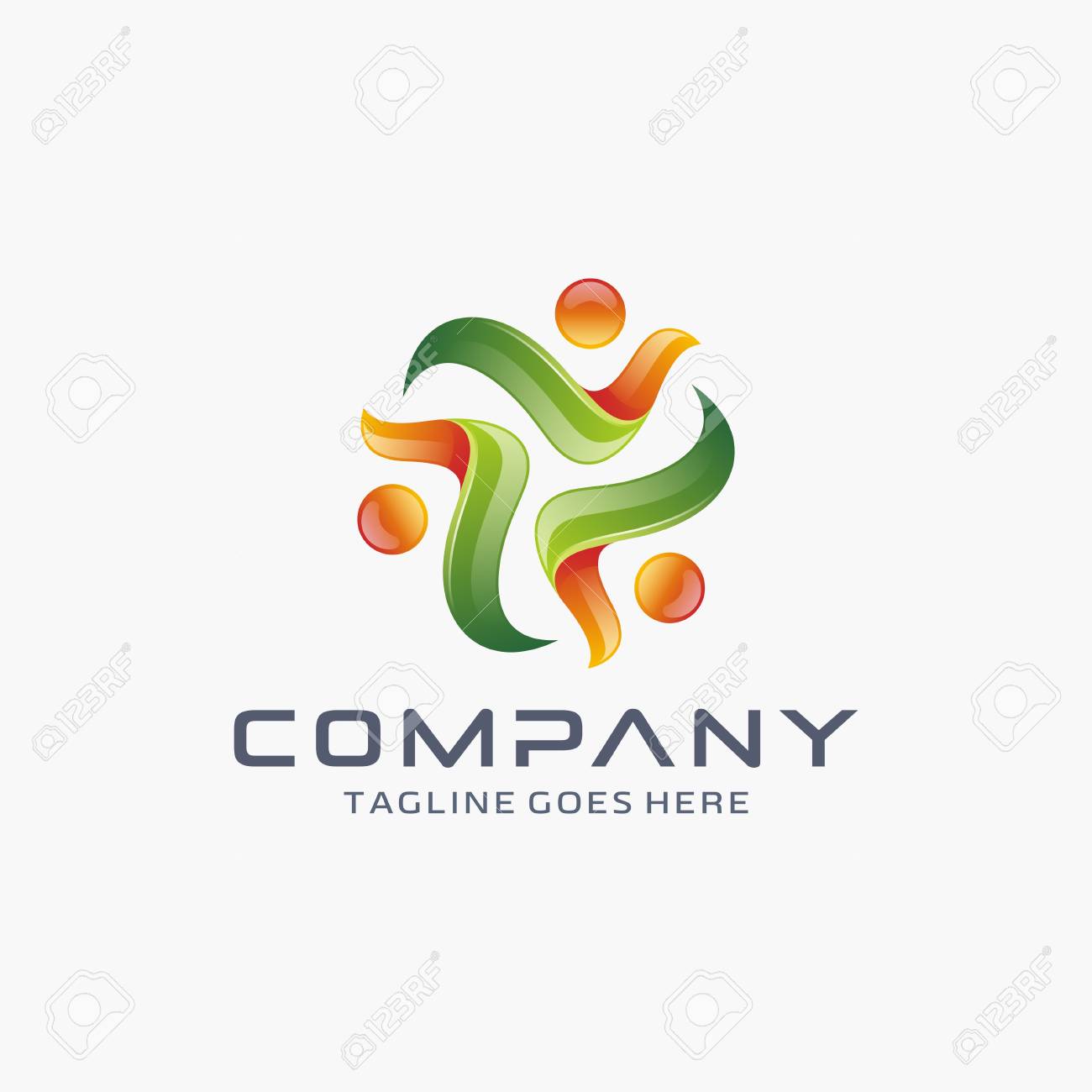 modern 3d triangle logo design template royalty free cliparts