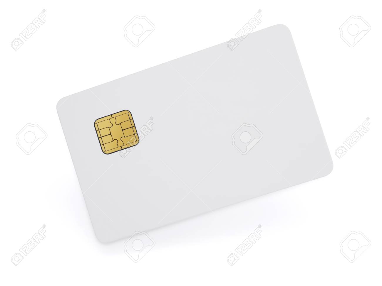 credit card template white plastic card isolated on white plastic card template