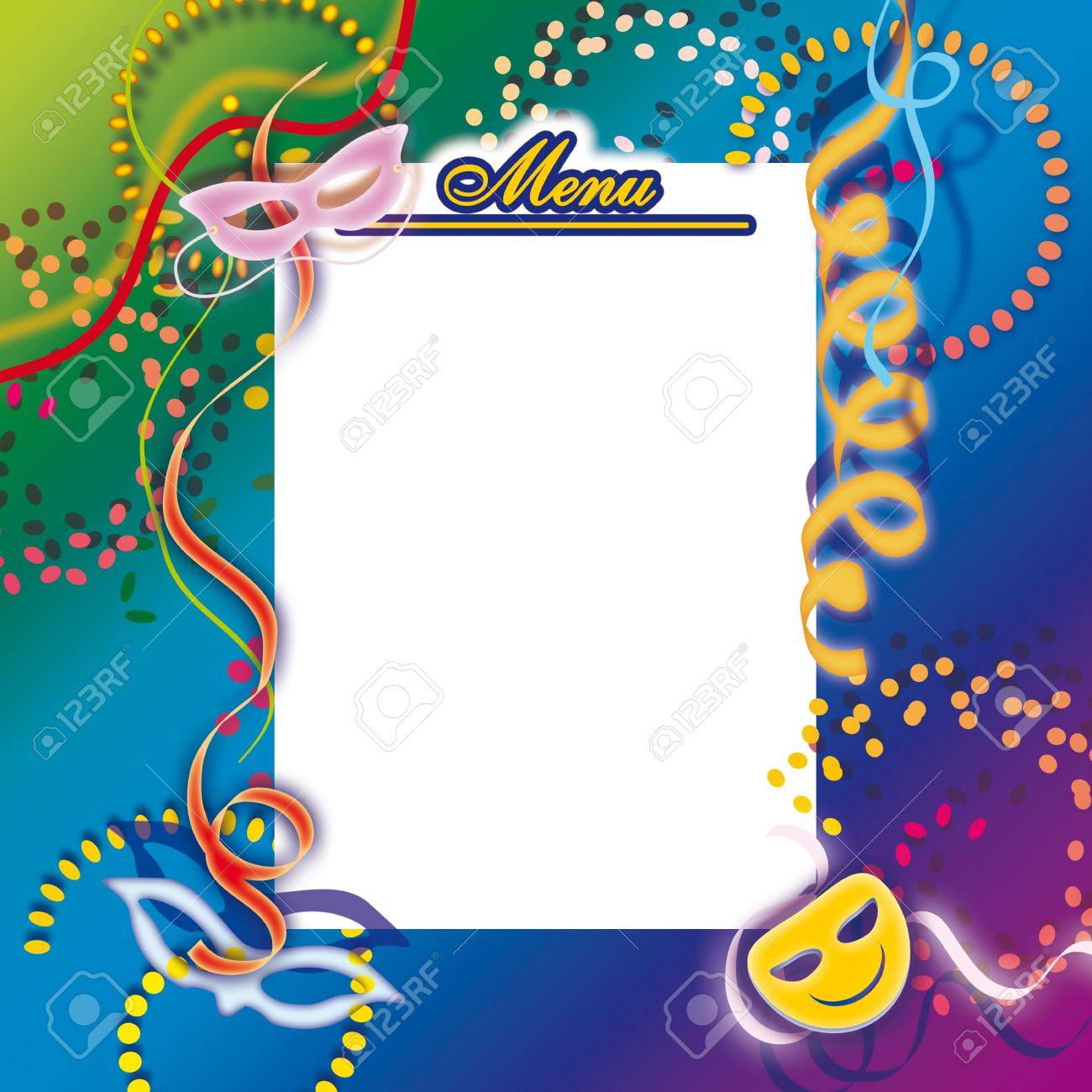 carnival menu stock photo picture and royalty free image image