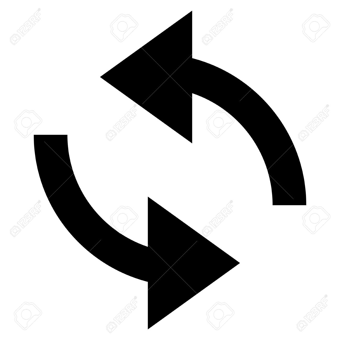 exchange arrows vector icon style is flat icon symbol black royalty free cliparts vectors and stock illustration image 53968875 exchange arrows vector icon style is flat icon symbol black