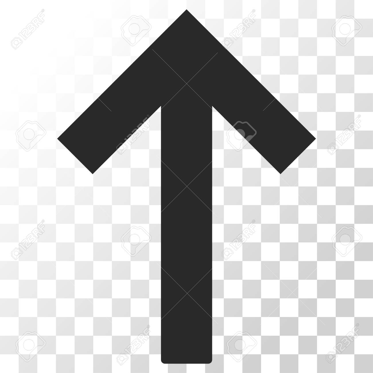 矢印ベクトル アイコン 画像のスタイルは フラット グレー色ピクトグラム シンボルです のイラスト素材 ベクタ Image