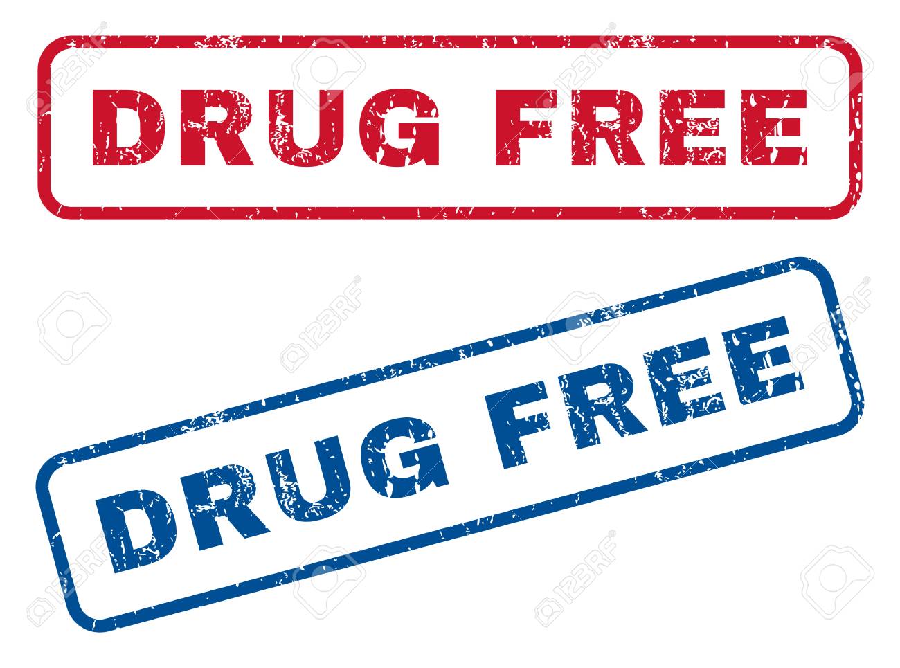 drug free text rubber