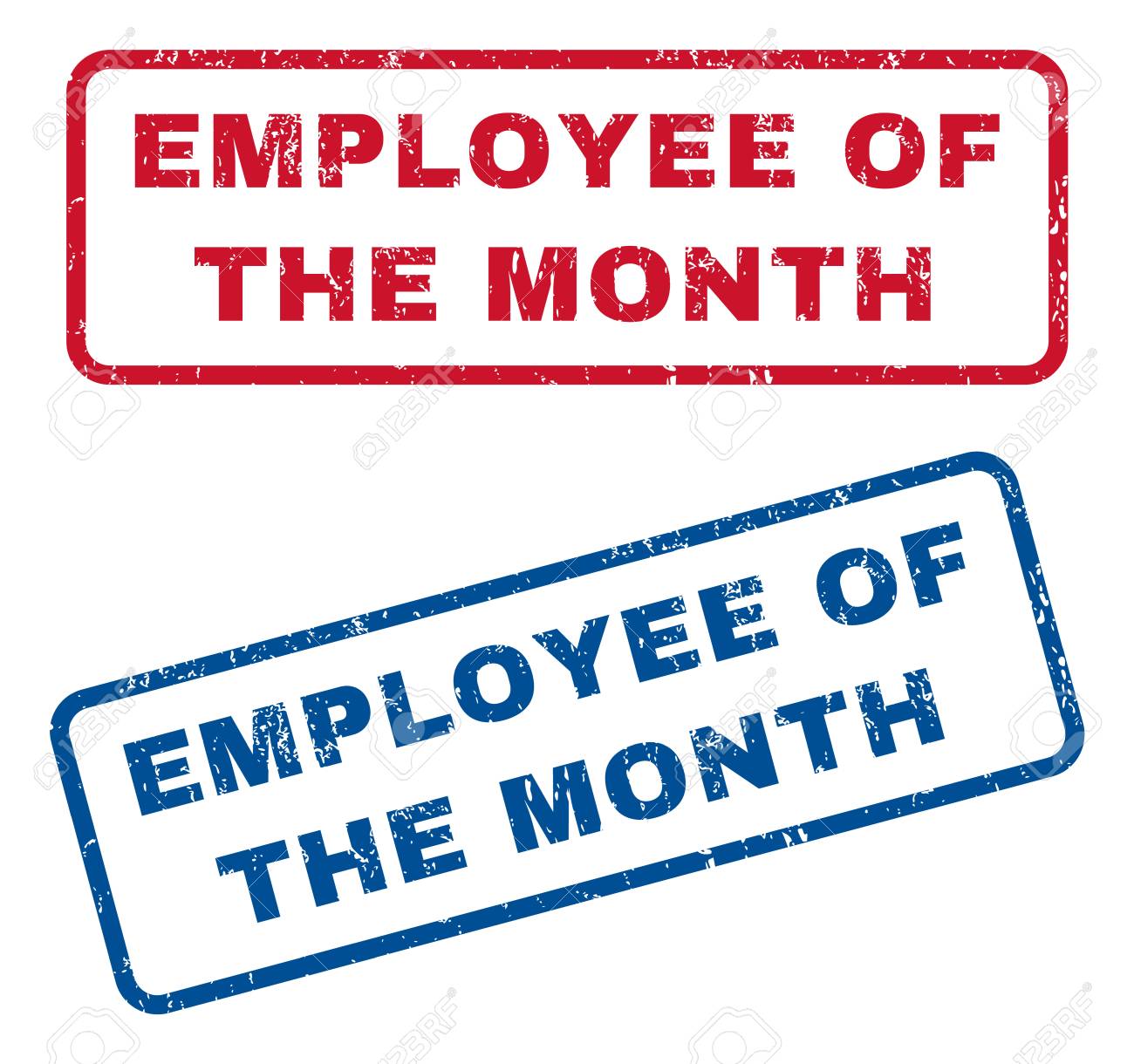 employee of the month text rubber seal stamp watermarks vector employee of the month signs