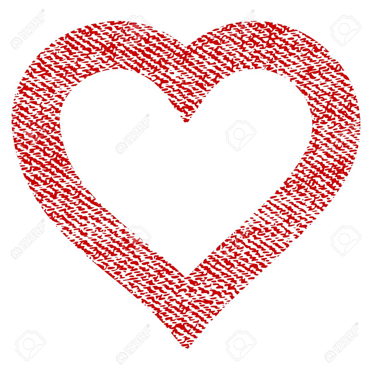 valentine heart vector textured