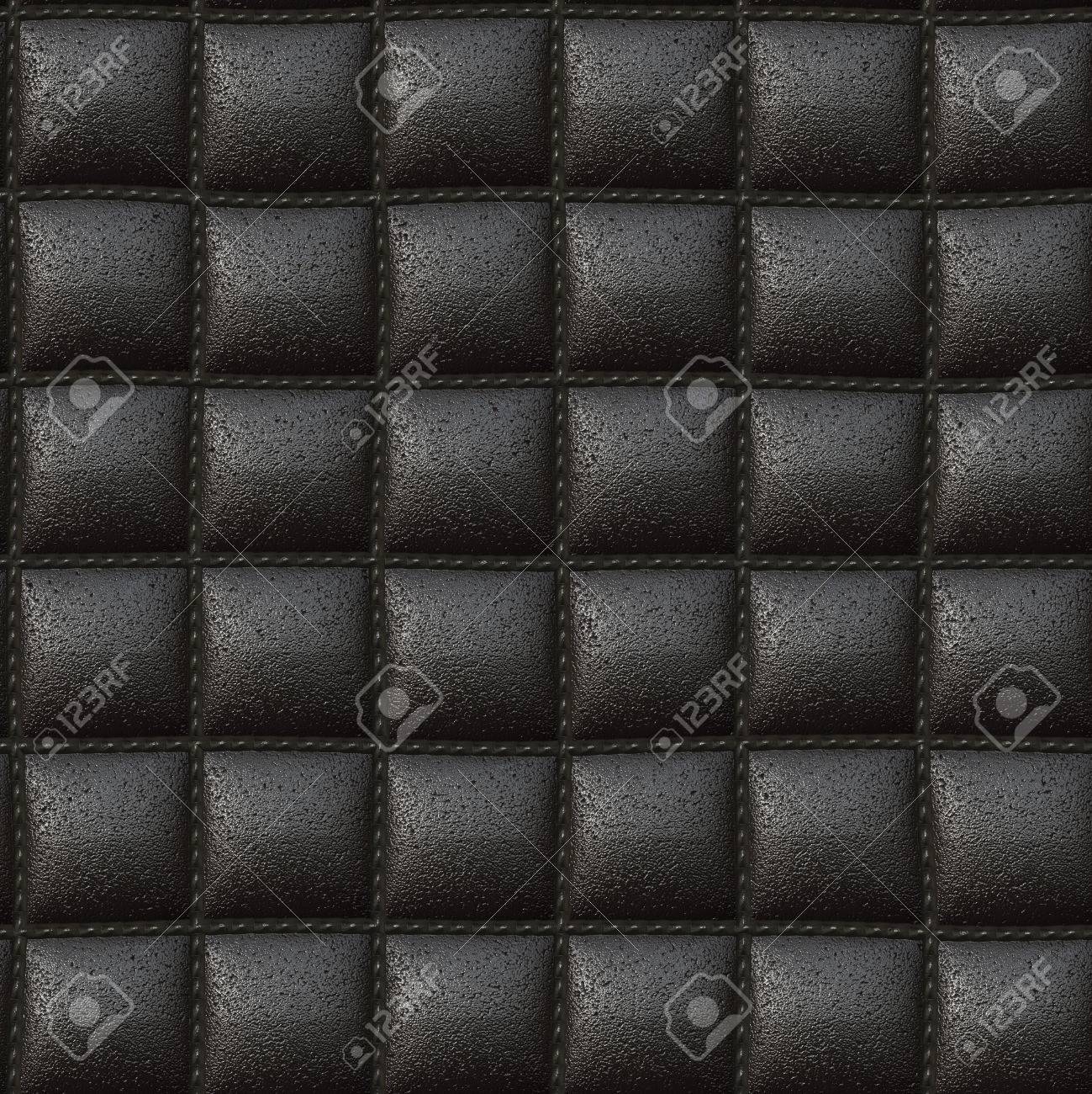 Black Pillow Leather Texture Seamless 3d Illustration Stock Photo Picture And Royalty Free Image Image