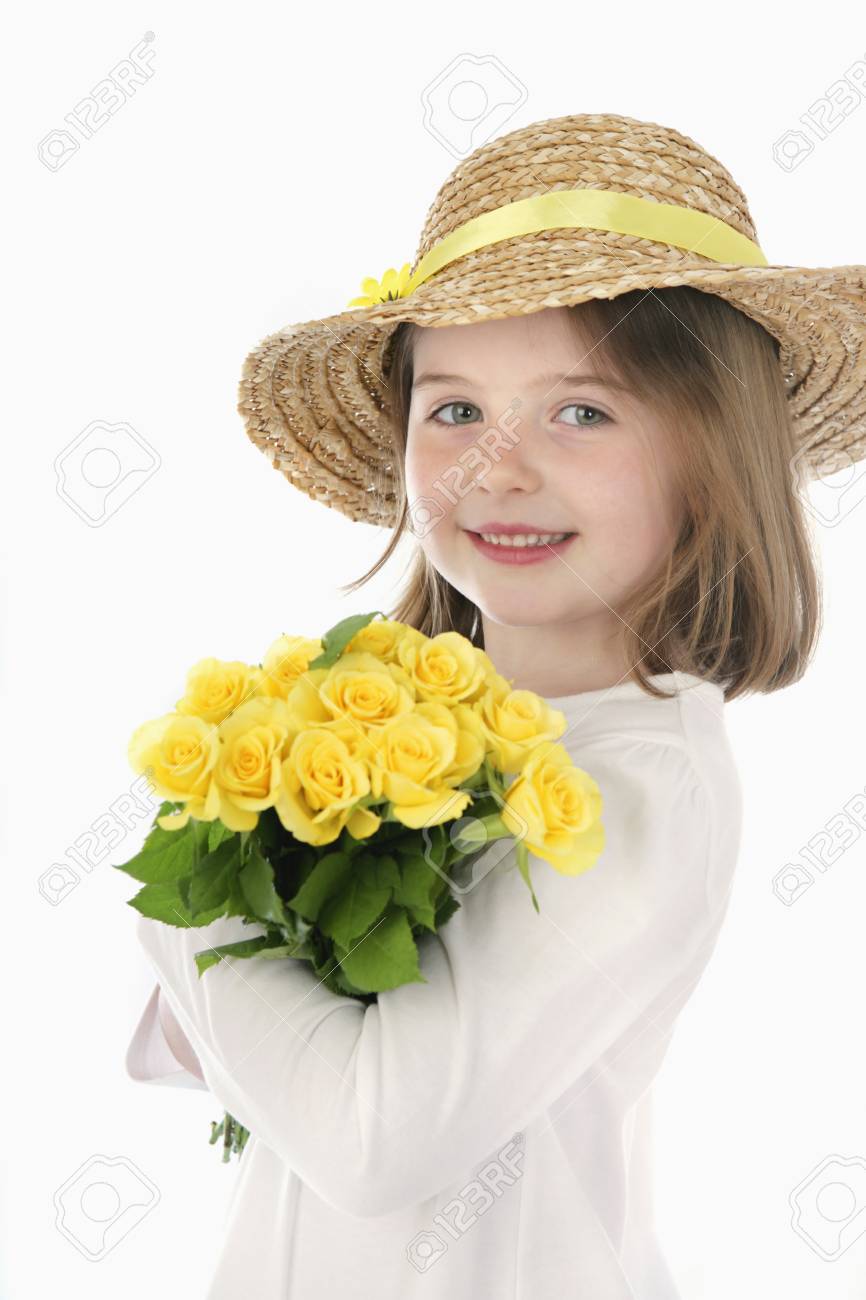 高価値 花束をもつ少女 版画 Ucs Gob Ve