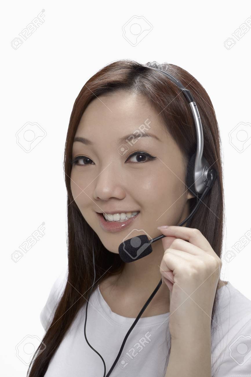 女性の身に着けているヘッドセット の写真素材 画像素材 Image 女性の身に着けているヘッドセット の写真素材 画像素材 Image