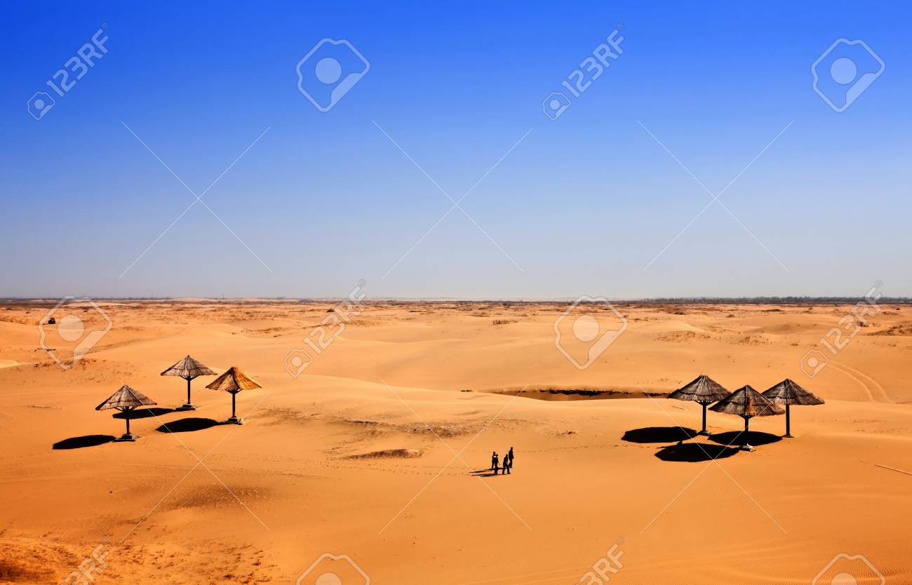 沙漠 沙漠の民の写真素材・画像素材 Image 14293894