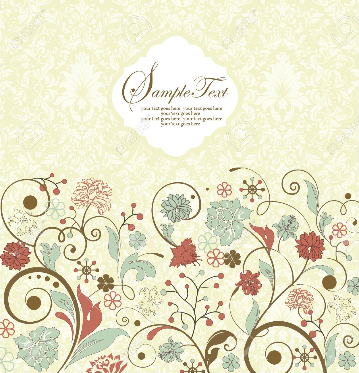 vintage invitation