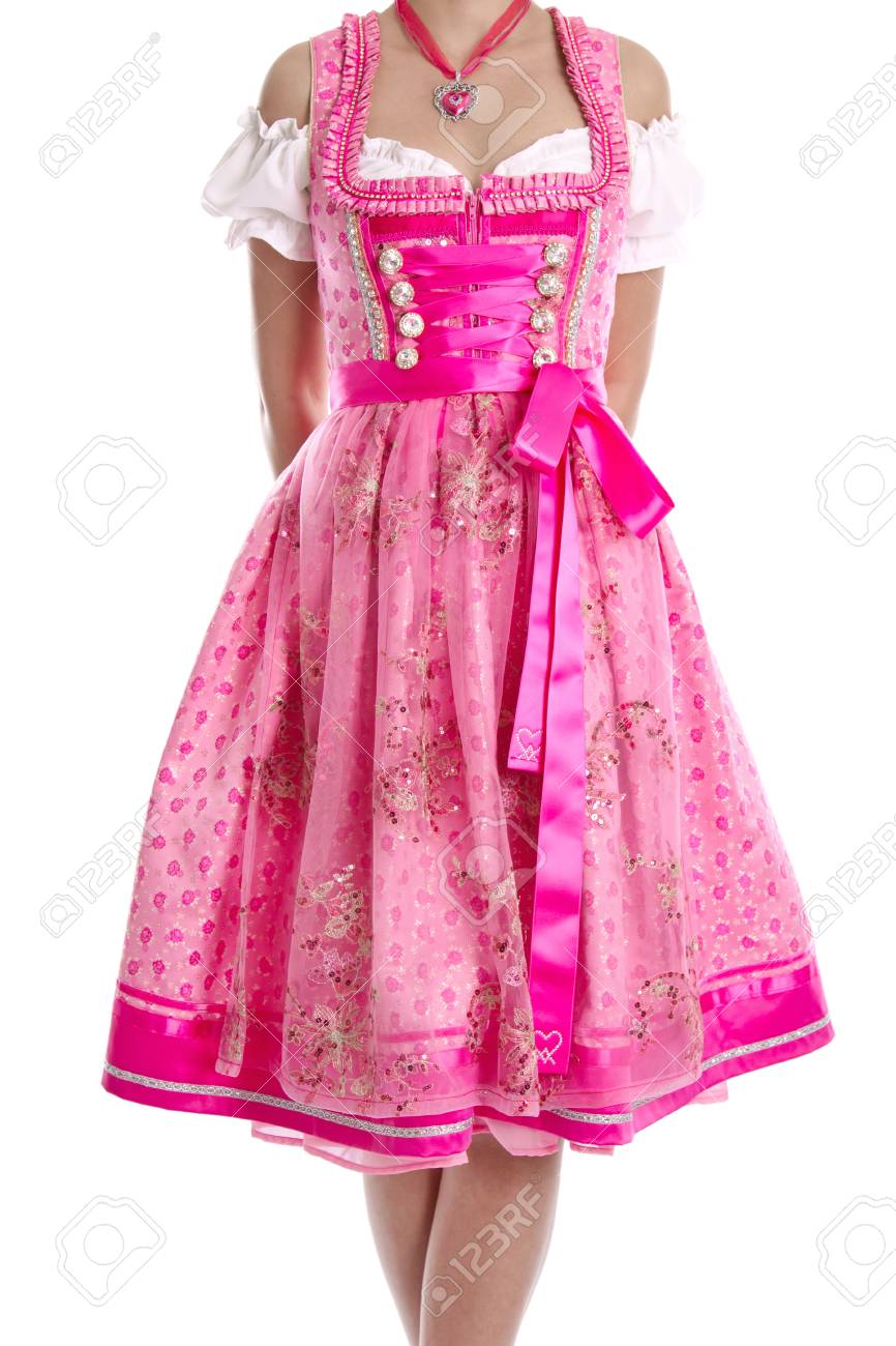 pink dirndl
