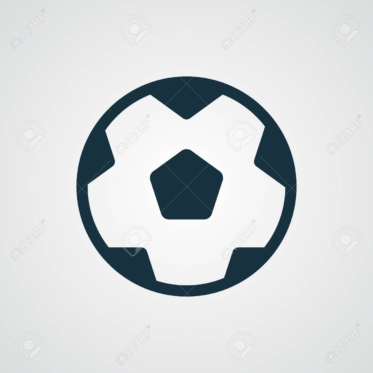 flat football icon royalty free cliparts vectors and stock