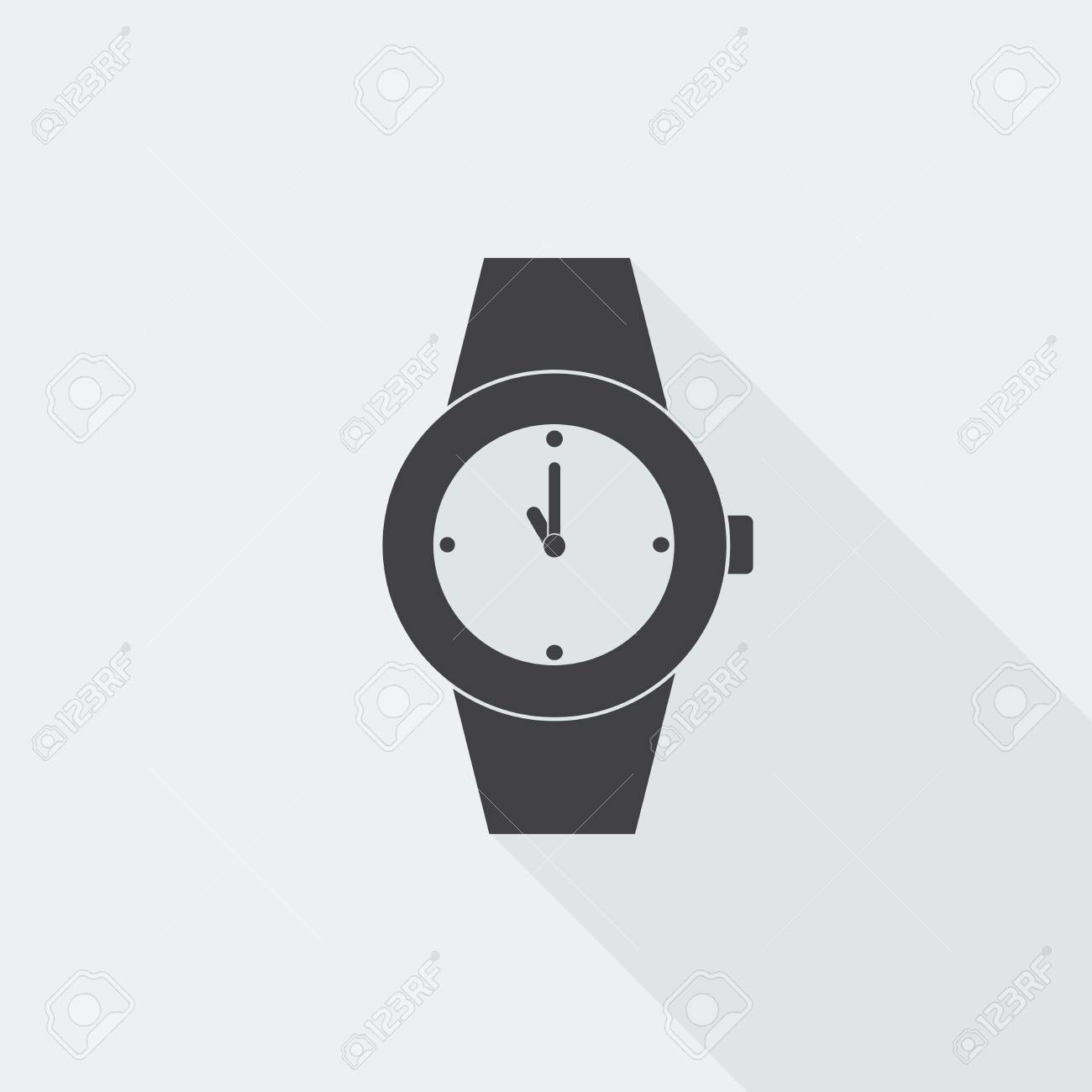 flat wrist watch