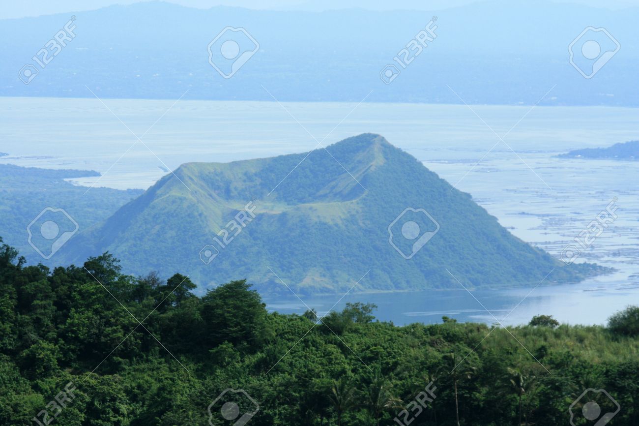 Taal Volcano On Luzon Island North Of Manila In Philippines Stock Photo,  Picture and Royalty Free Image. Image 12677626.