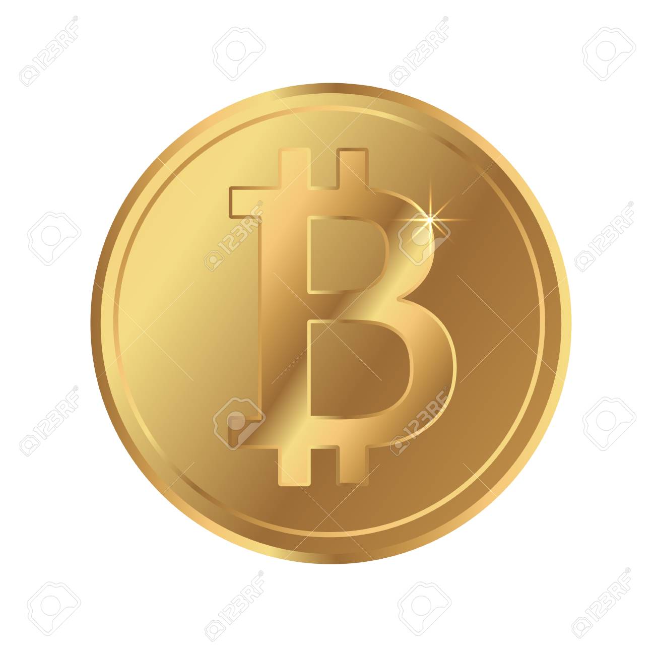Bitcoin 블록 체인 네트워크 Cryptocurrency 아이콘. BTC 기호 동전 골드 그라디언트를 서명합니다. 웹 인터넷  돈입니다. Fintech 시장 혁신. 독립 피어 - 투 - 피어 오픈 소스 통화. 로열티 무료 사진, 그림, 이미지