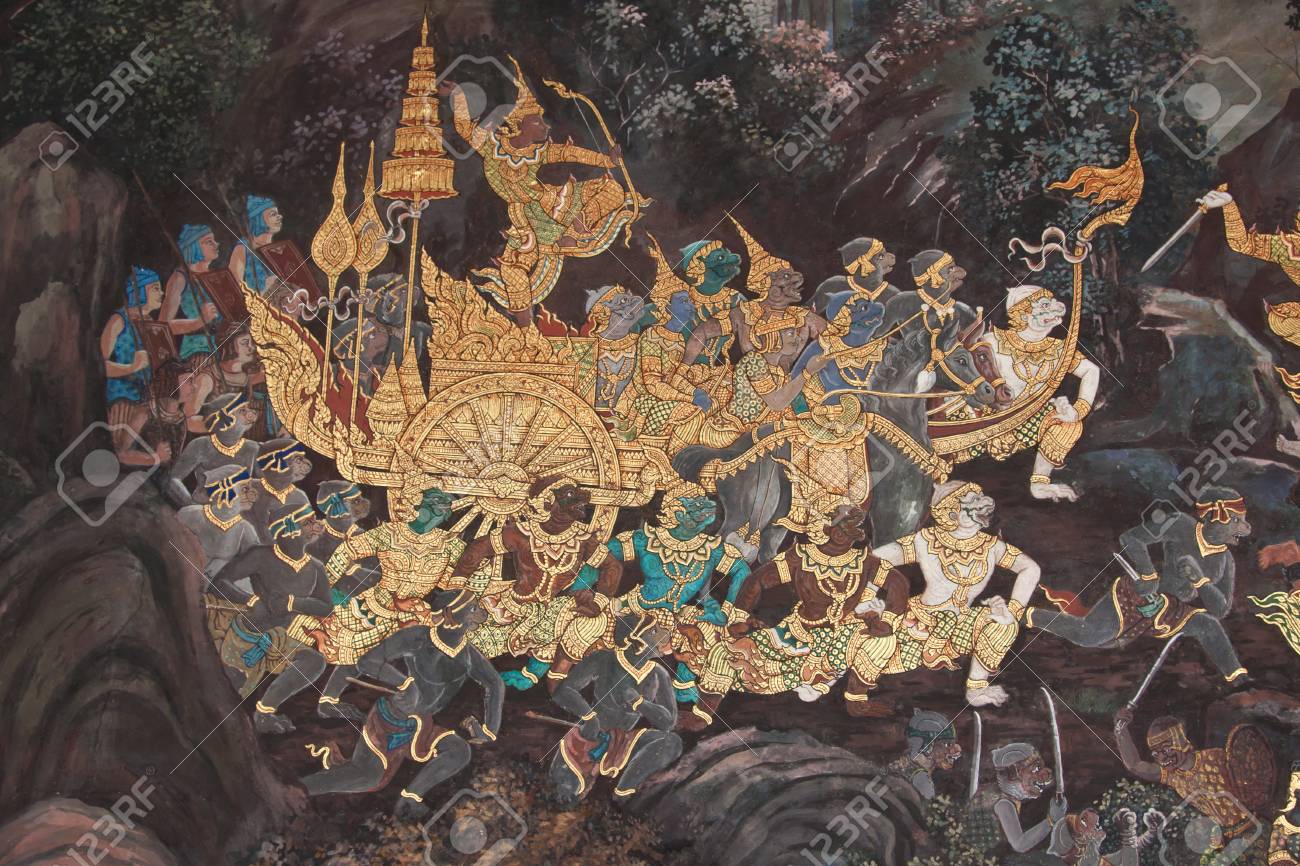 タイの壁画の芸術の写真素材・画像素材 Image 11729026