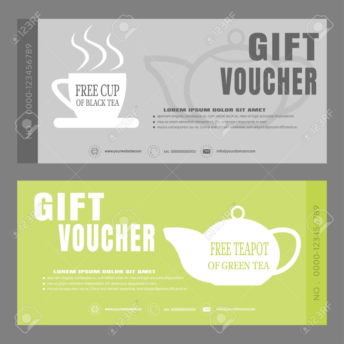 blank of gift voucher vector illustration to increase the sales