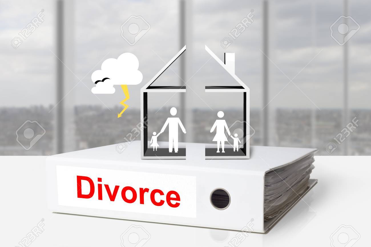 white office binder house divided divorce family thunderstorm - 31246618 white office binder house divided divorce family thunderstorm - 31246618