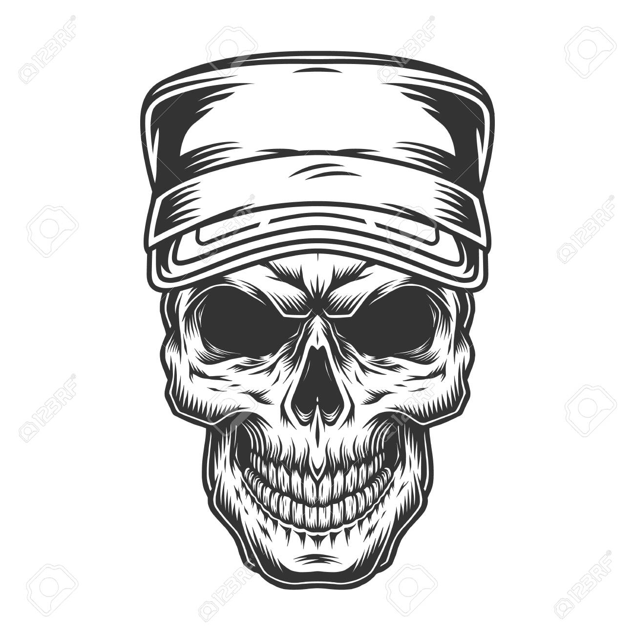 Military skull caps Clearance