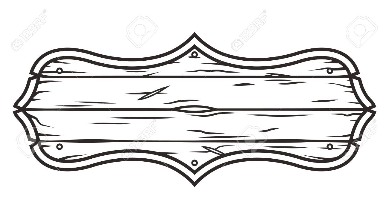 Vintage Blank Wooden Saloon Signboard Concept On White Background Isolated  Vector Illustration Royalty Free SVG, Cliparts, Vectors, and Stock  Illustration. Image 138422223., image size:1300x733