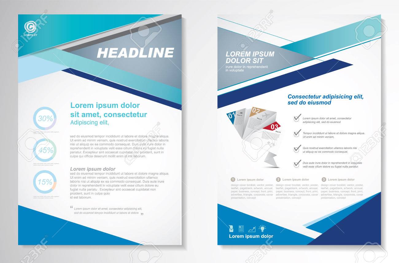 2 Page Brochure >> Vector Brochure Flyer Design Layout Template Size A4 Front 2 Page Brochure >> Vector Brochure Flyer Design Layout Template Size A4 Front