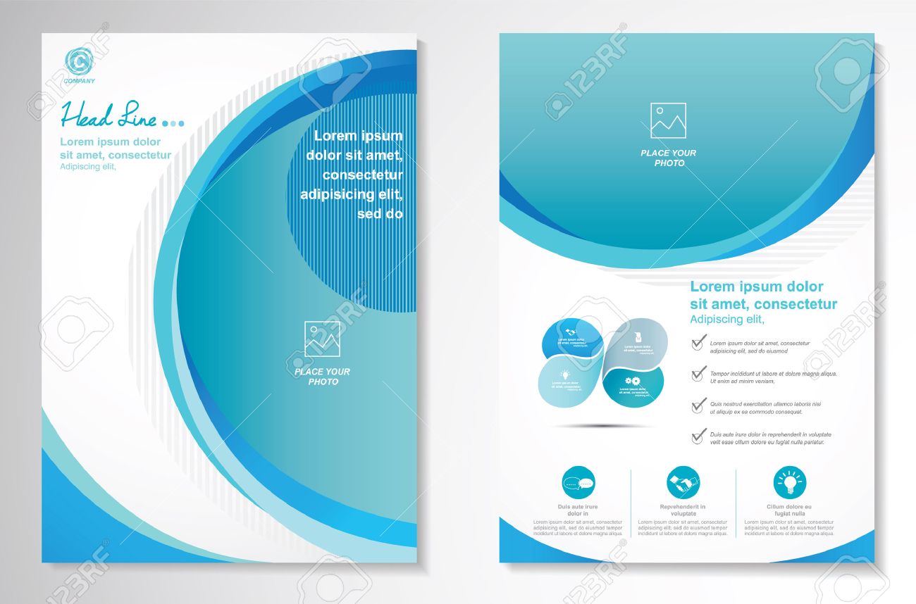 annual report cover page design