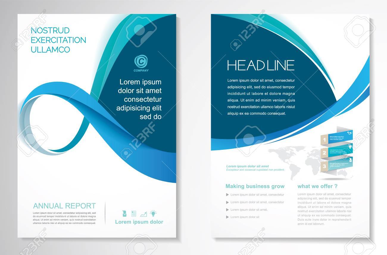 standard bild vorlage vektor design fr broschre jahresbericht magazin poster firmenprsentation portfolio flyer layout modern mit blauer farbe - Firmenprasentation Muster standard bild vorlage vektor design fr broschre jahresbericht magazin poster firmenprsentation portfolio flyer layout modern mit blauer farbe - Firmenprasentation Muster