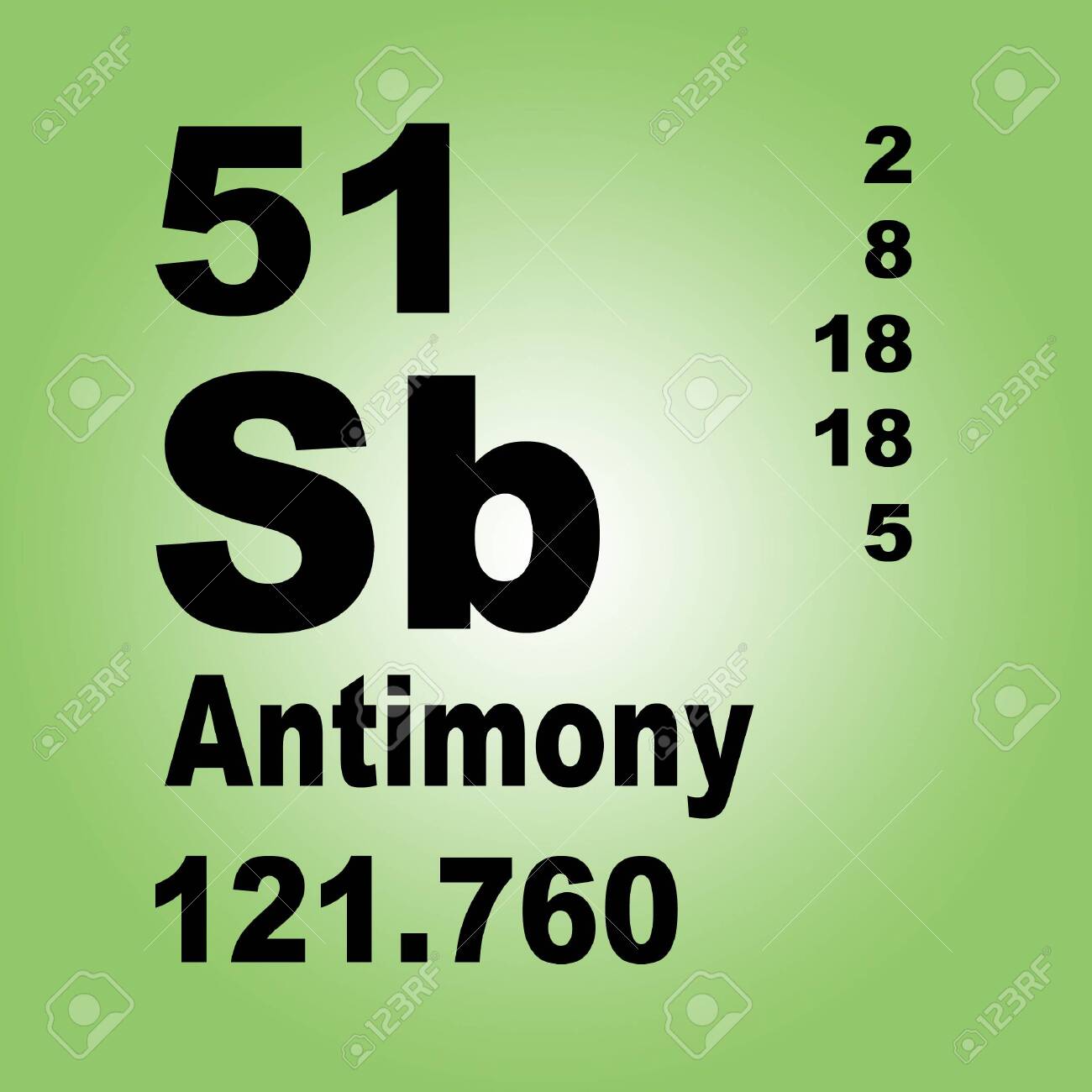 Antimony Is A Chemical Element With Symbol Sb And Atomic Number
