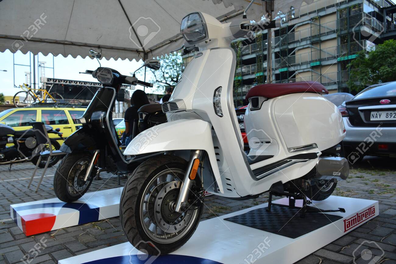 Quezon City Ph Apr 13 Lambretta V200 Scooter Motorcycle Stock Photo Picture And Royalty Free Image Image 146387883